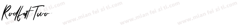 Rodfat Two字体转换